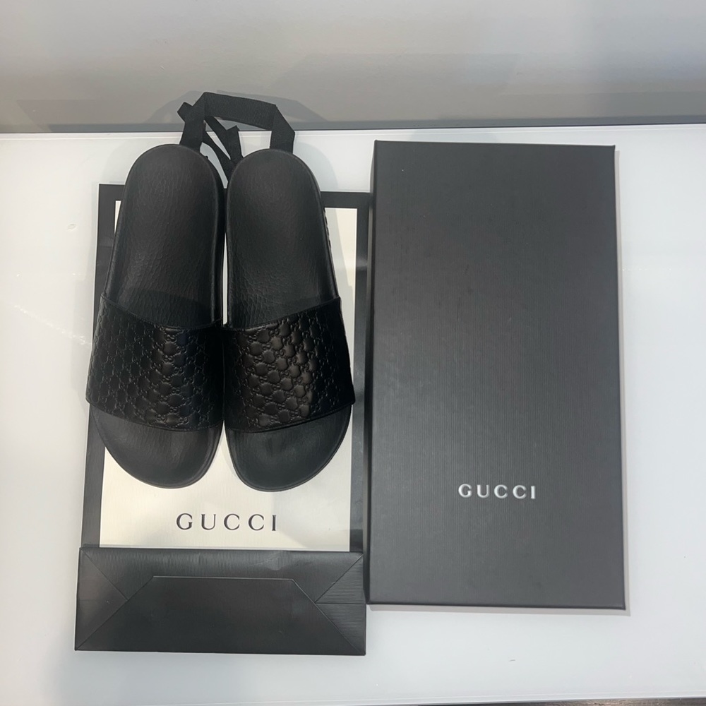 Authentic Gucci Slides - Picture 1 of 13